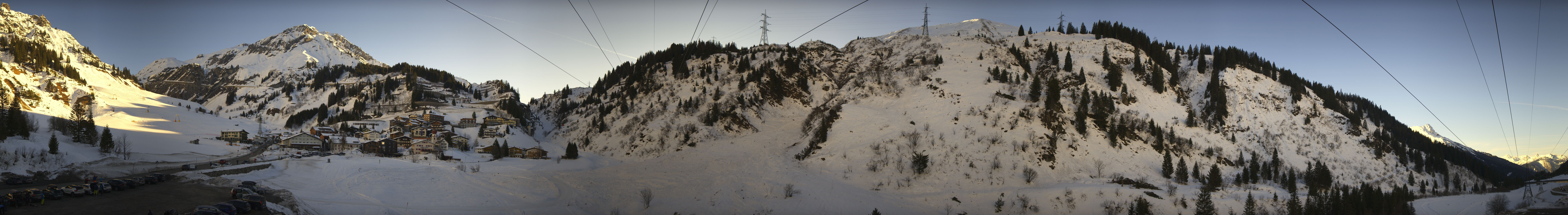 Archived image Webcam Ski Arlberg: Town of Stuben