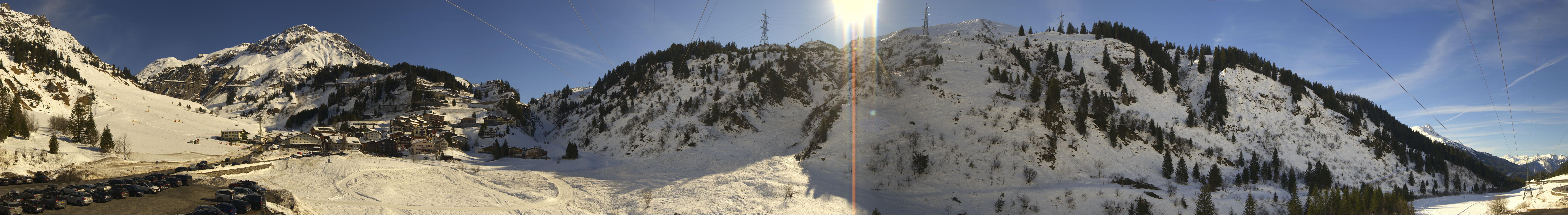 Archived image Webcam Ski Arlberg: Town of Stuben