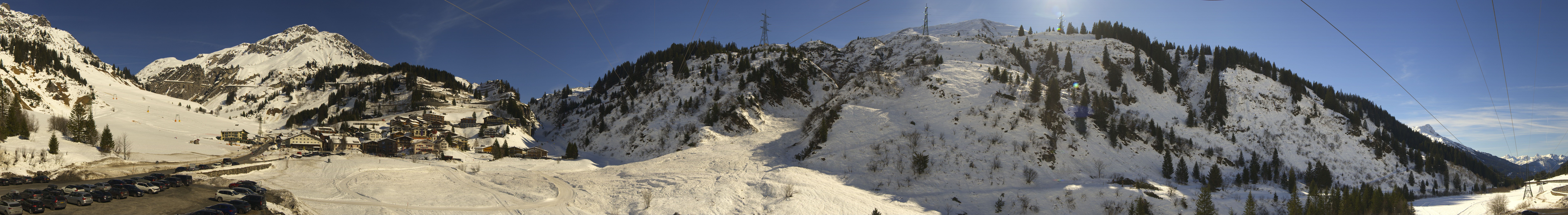 Archived image Webcam Ski Arlberg: Town of Stuben