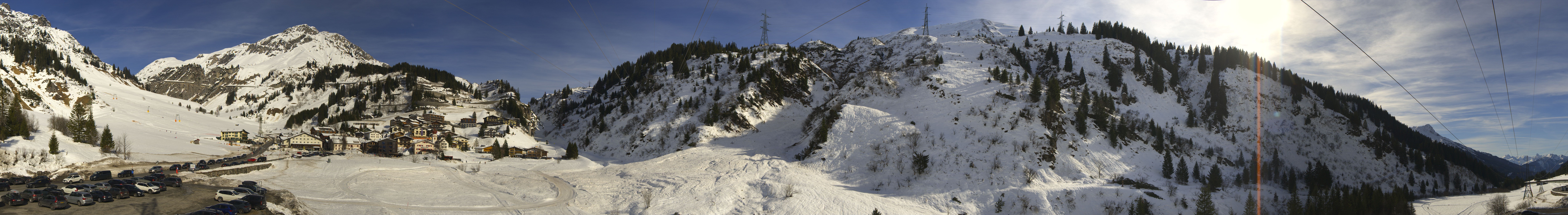 Archived image Webcam Ski Arlberg: Town of Stuben