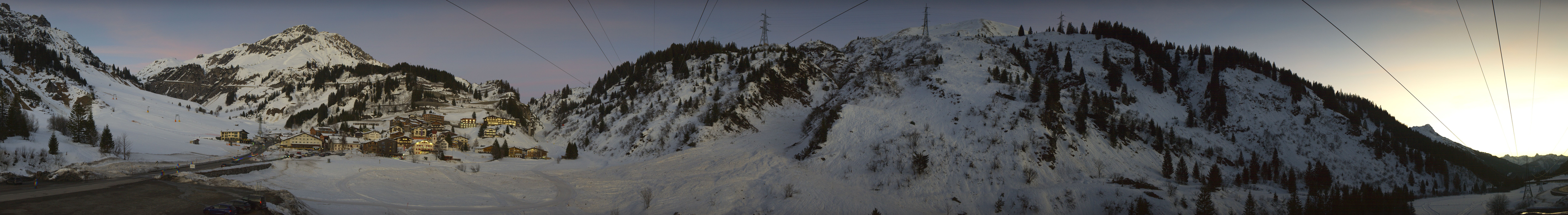 Archiv Foto Webcam Ski Arlberg: Stuben Ortsblick