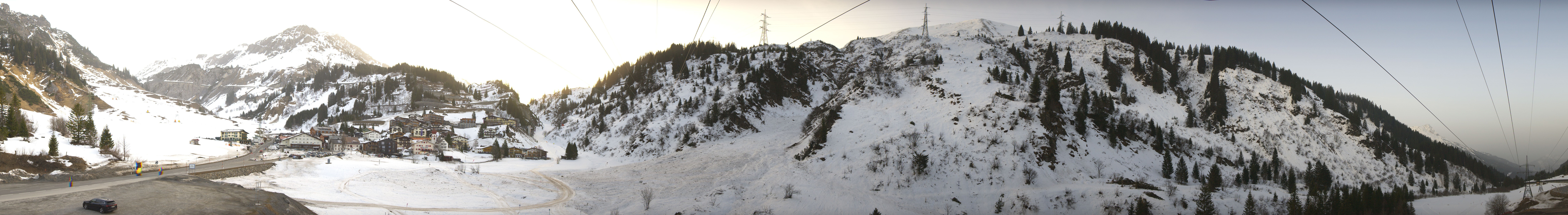 Archiv Foto Webcam Ski Arlberg: Stuben Ortsblick