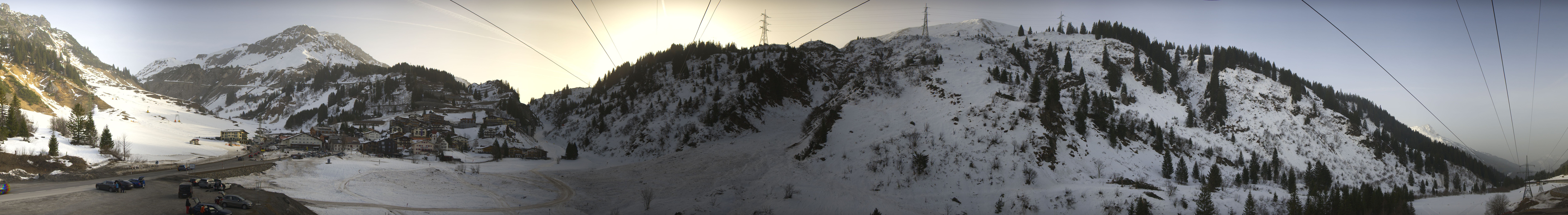 Archiv Foto Webcam Ski Arlberg: Stuben Ortsblick