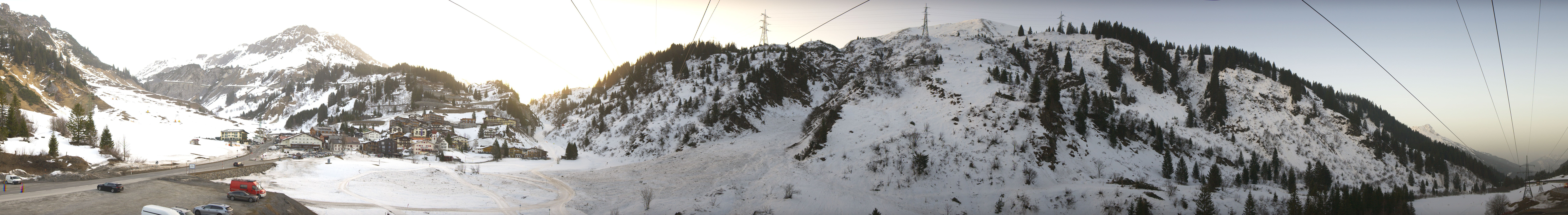 Archiv Foto Webcam Ski Arlberg: Stuben Ortsblick