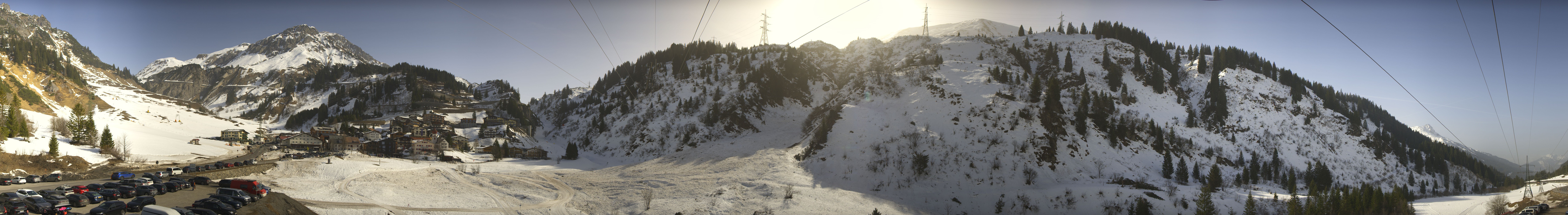 Archiv Foto Webcam Ski Arlberg: Stuben Ortsblick