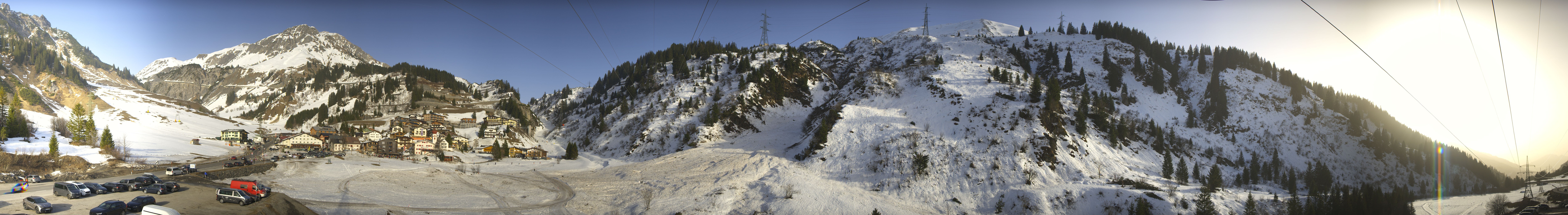 Archiv Foto Webcam Ski Arlberg: Stuben Ortsblick