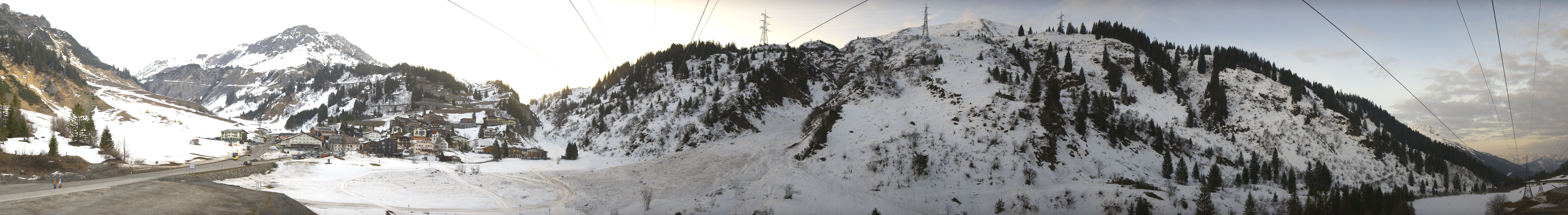 Archiv Foto Webcam Ski Arlberg: Stuben Ortsblick