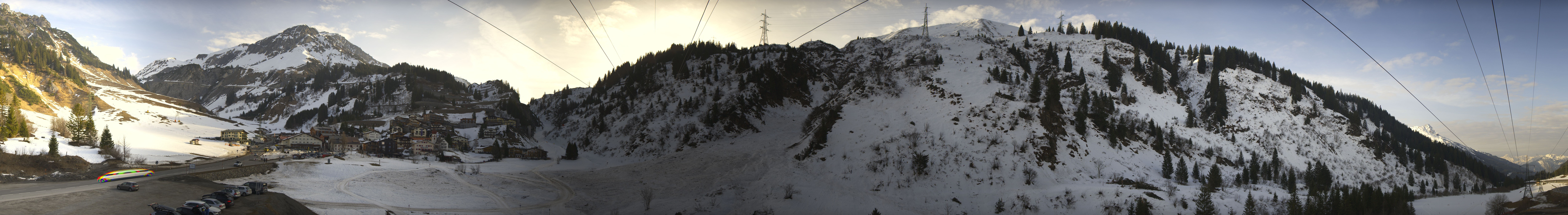 Archiv Foto Webcam Ski Arlberg: Stuben Ortsblick