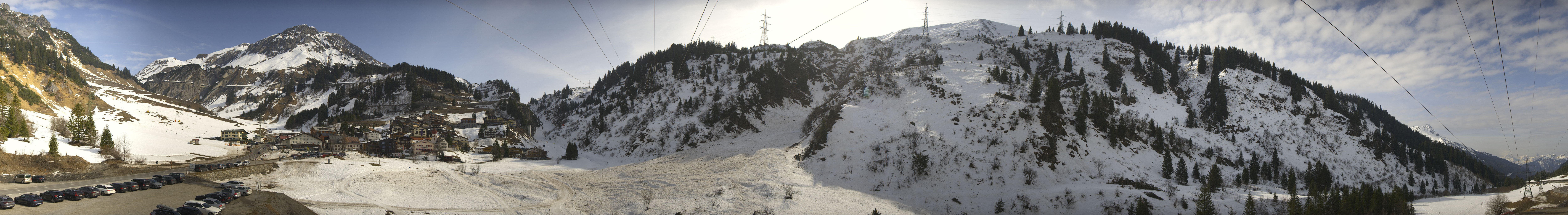 Archiv Foto Webcam Ski Arlberg: Stuben Ortsblick
