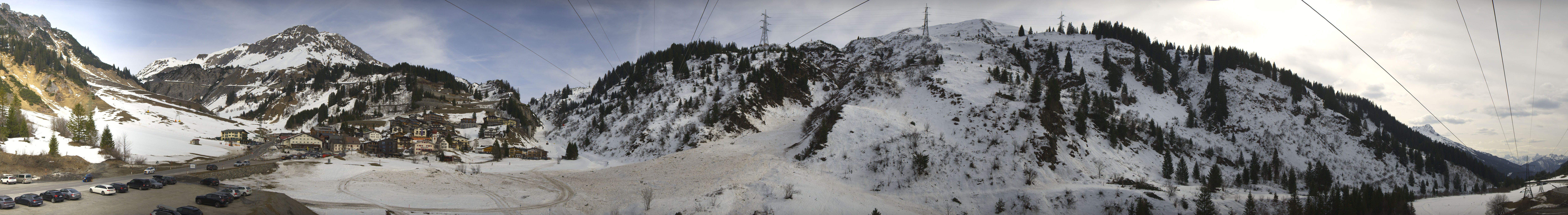 Archiv Foto Webcam Ski Arlberg: Stuben Ortsblick