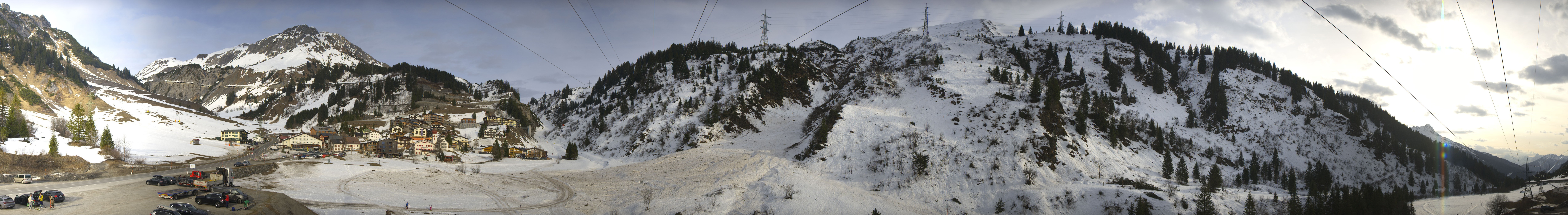 Archiv Foto Webcam Ski Arlberg: Stuben Ortsblick