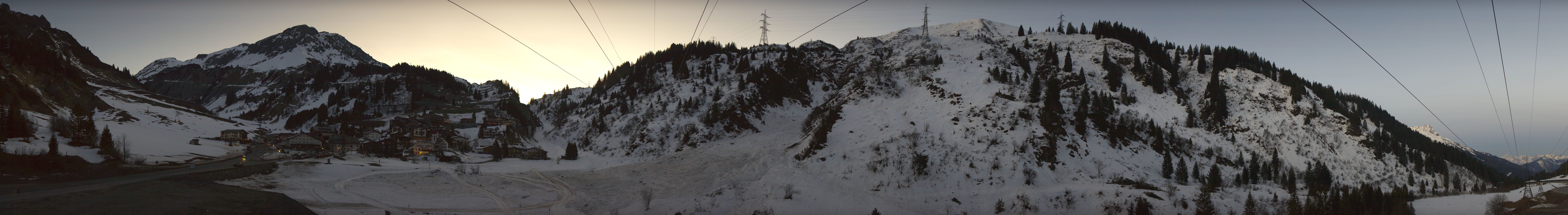 Archiv Foto Webcam Ski Arlberg: Stuben Ortsblick