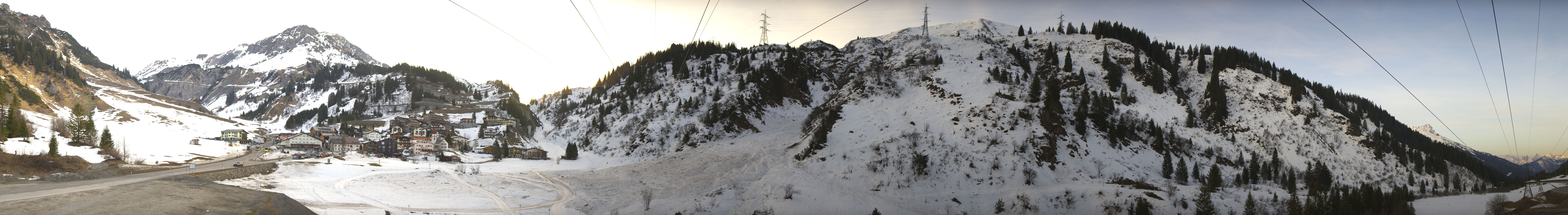 Archiv Foto Webcam Ski Arlberg: Stuben Ortsblick
