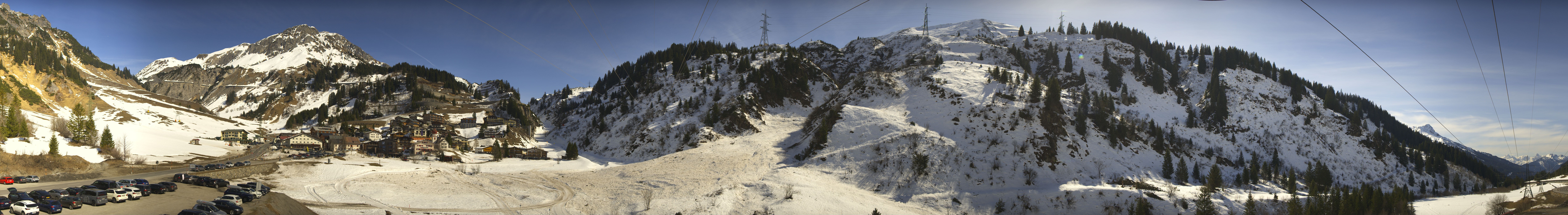 Archived image Webcam Ski Arlberg: Town of Stuben