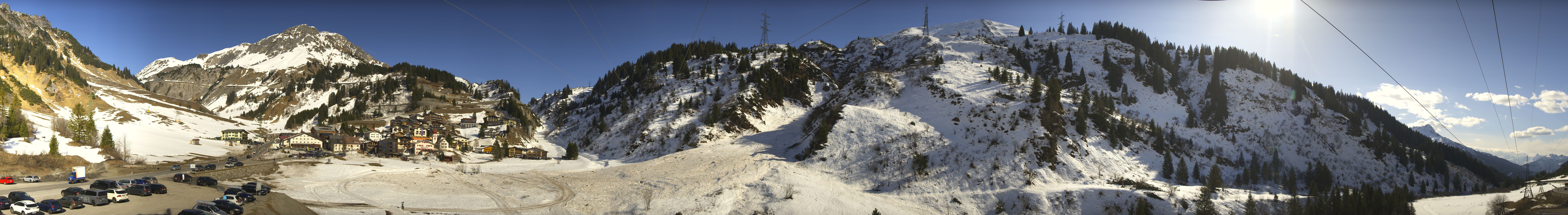 Archived image Webcam Ski Arlberg: Town of Stuben