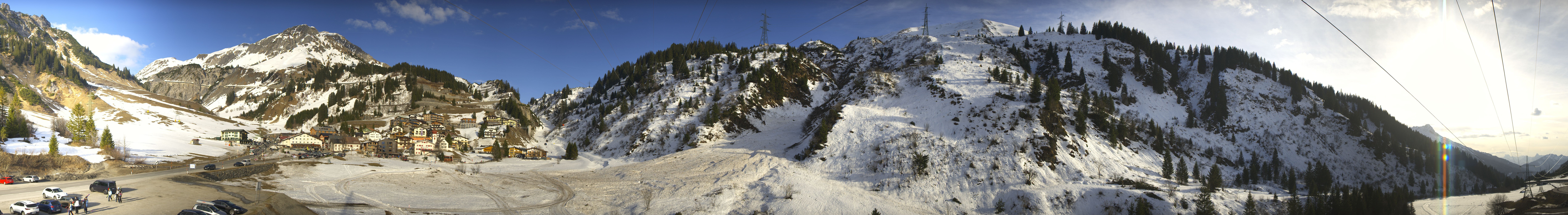 Archived image Webcam Ski Arlberg: Town of Stuben