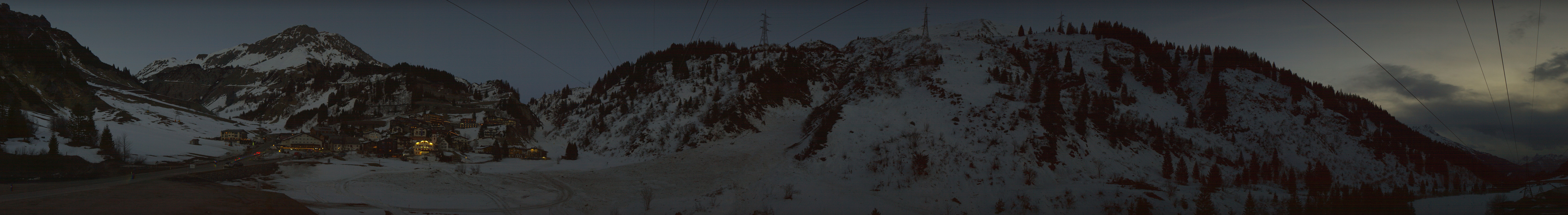 Archived image Webcam Ski Arlberg: Town of Stuben