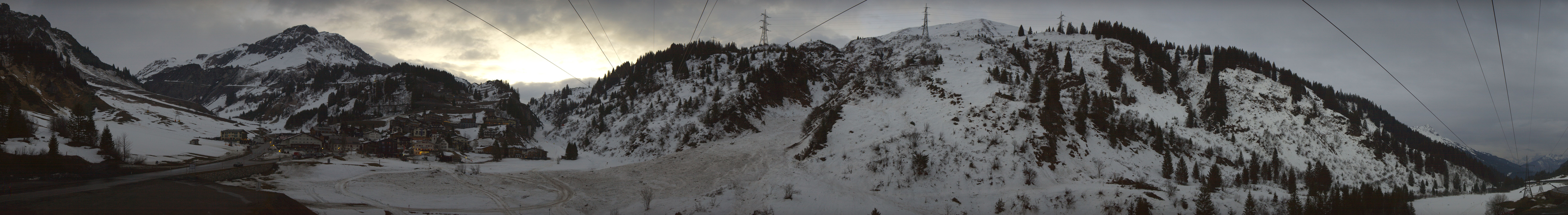 Archiv Foto Webcam Ski Arlberg: Stuben Ortsblick