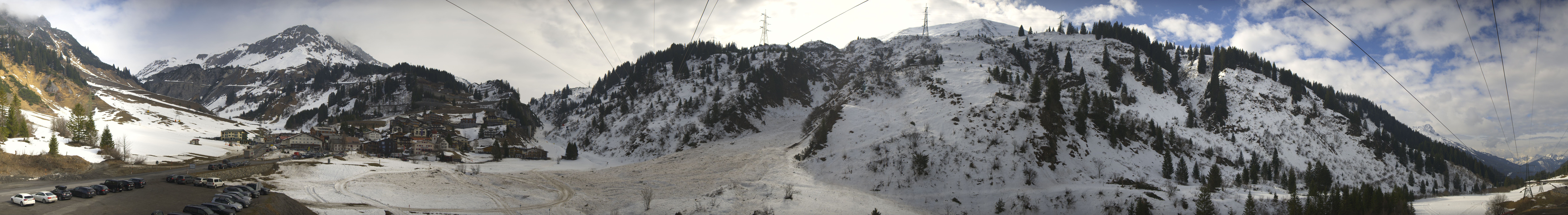 Archiv Foto Webcam Ski Arlberg: Stuben Ortsblick