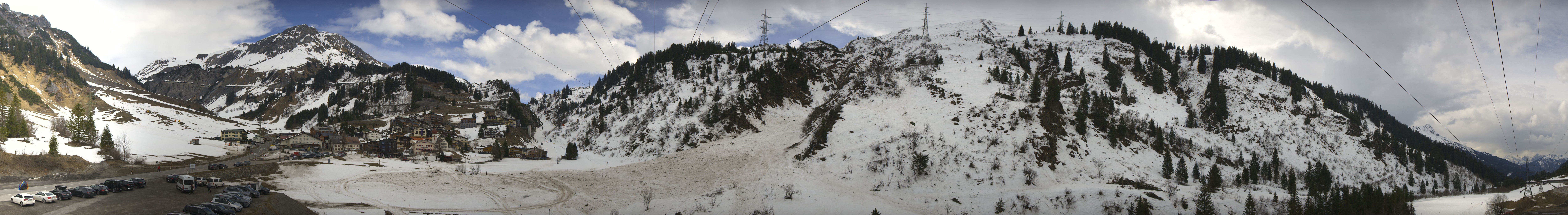 Archiv Foto Webcam Ski Arlberg: Stuben Ortsblick