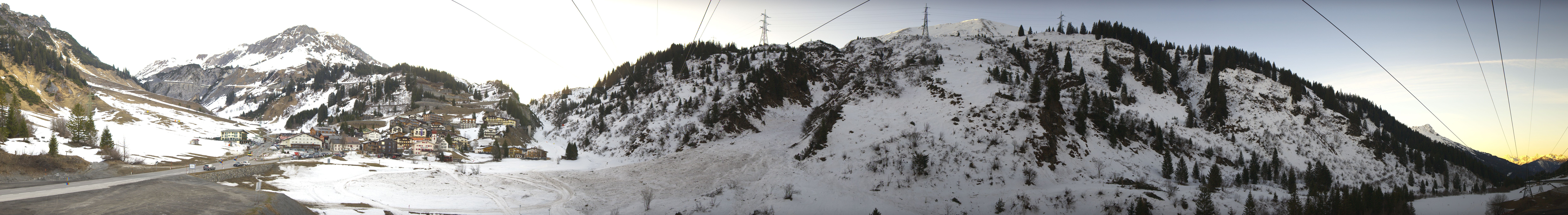 Archiv Foto Webcam Ski Arlberg: Stuben Ortsblick
