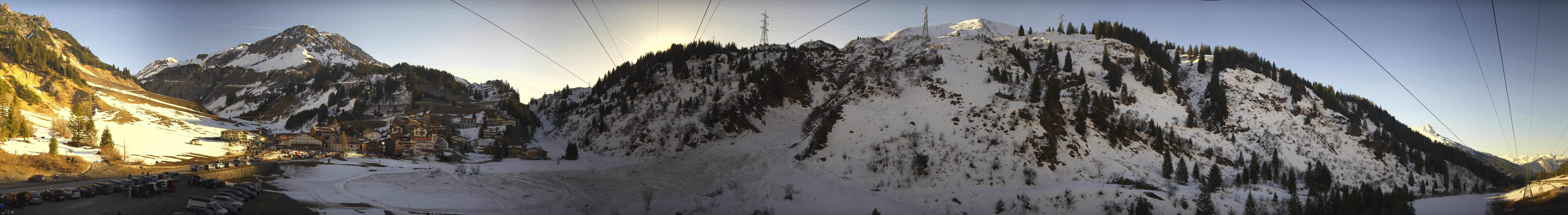 Archiv Foto Webcam Ski Arlberg: Stuben Ortsblick