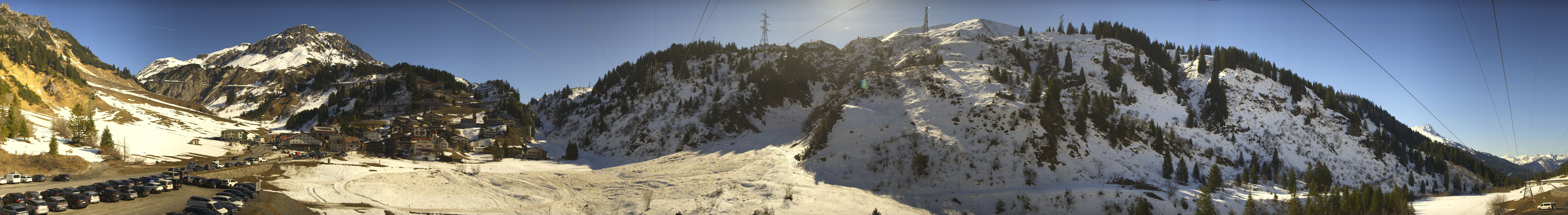 Archiv Foto Webcam Ski Arlberg: Stuben Ortsblick