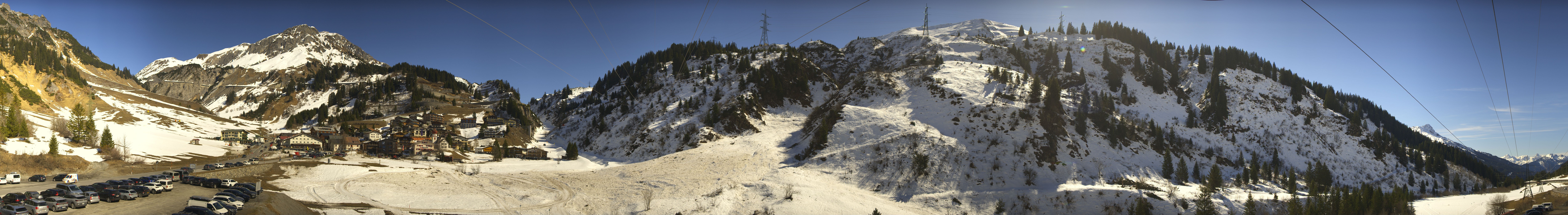 Archiv Foto Webcam Ski Arlberg: Stuben Ortsblick