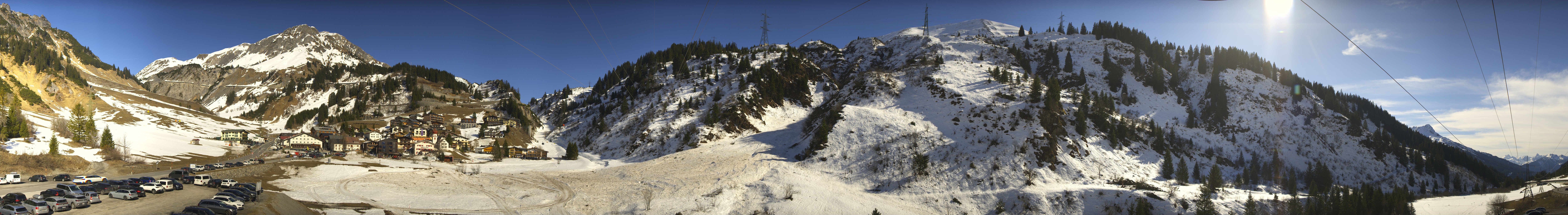 Archiv Foto Webcam Ski Arlberg: Stuben Ortsblick