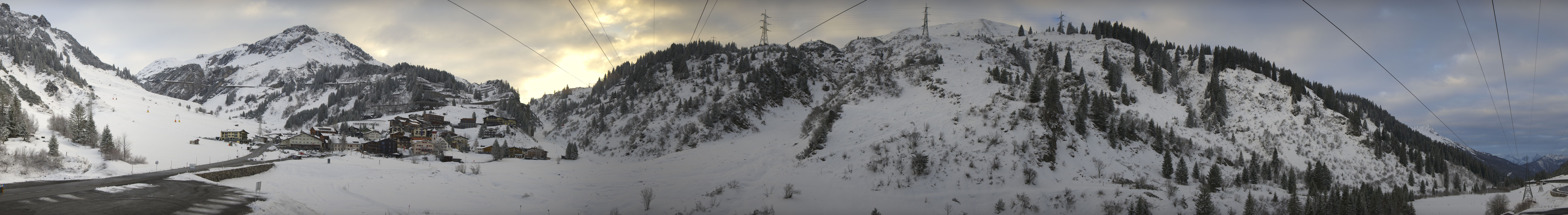 Archiv Foto Webcam Ski Arlberg: Stuben Ortsblick