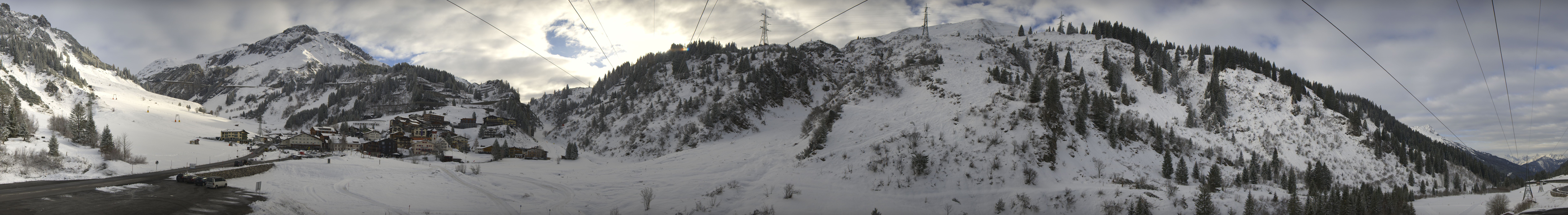 Archiv Foto Webcam Ski Arlberg: Stuben Ortsblick