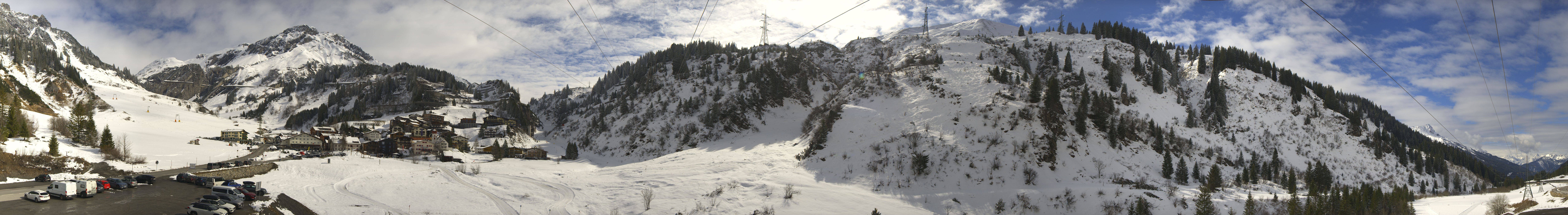 Archiv Foto Webcam Ski Arlberg: Stuben Ortsblick