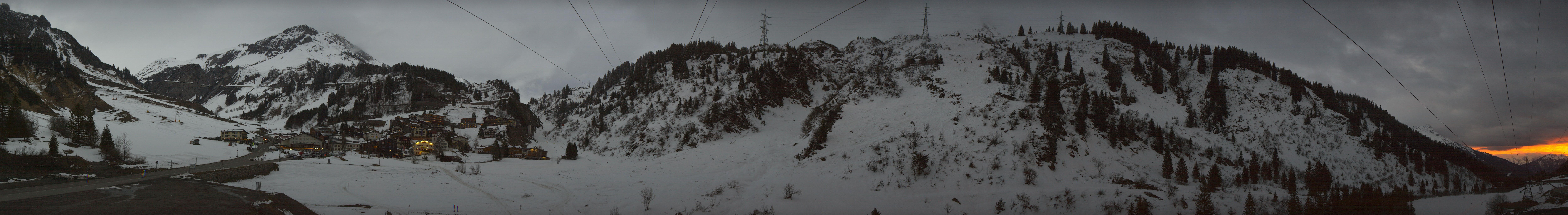 Archiv Foto Webcam Ski Arlberg: Stuben Ortsblick