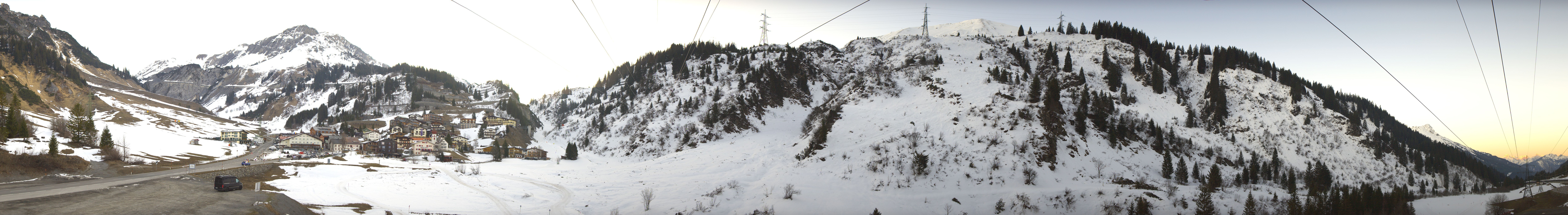 Archiv Foto Webcam Ski Arlberg: Stuben Ortsblick