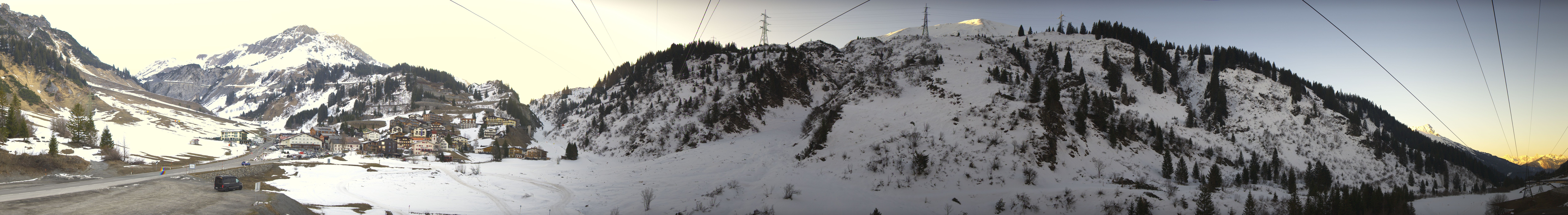 Archiv Foto Webcam Ski Arlberg: Stuben Ortsblick