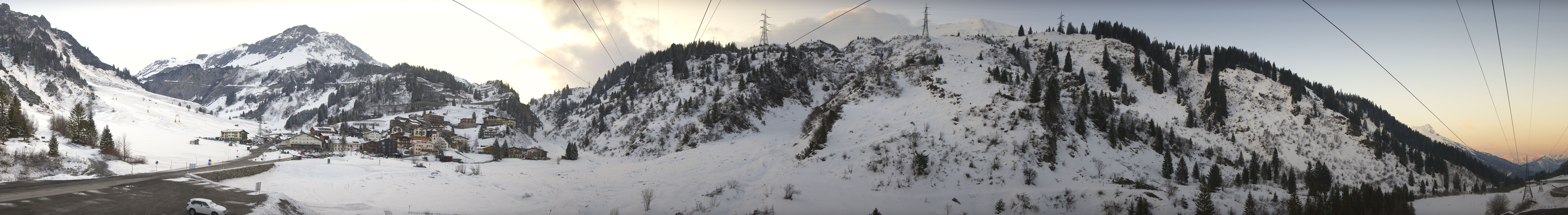 Archiv Foto Webcam Ski Arlberg: Stuben Ortsblick