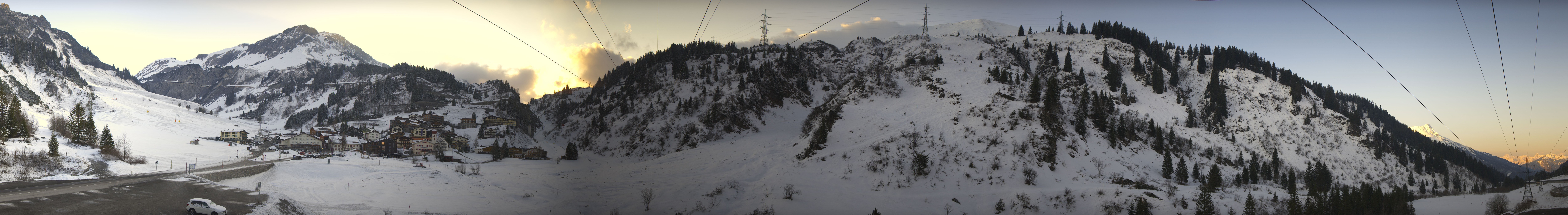 Archiv Foto Webcam Ski Arlberg: Stuben Ortsblick