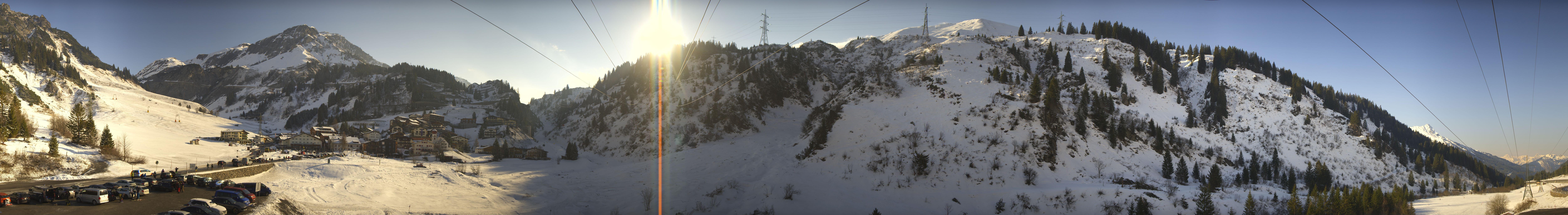 Archiv Foto Webcam Ski Arlberg: Stuben Ortsblick
