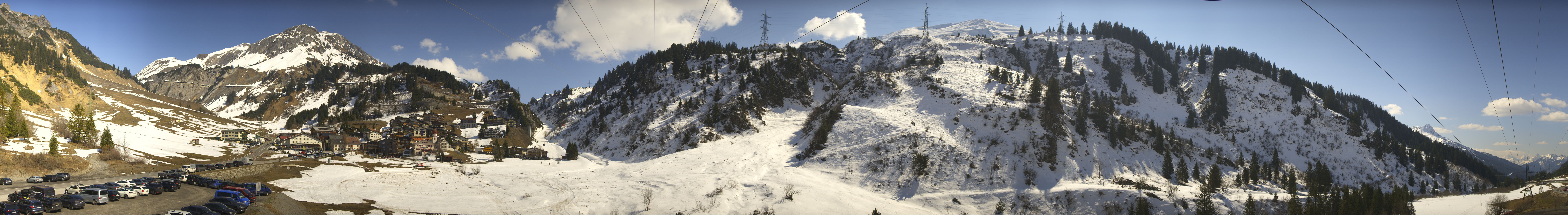 Archived image Webcam Ski Arlberg: Town of Stuben