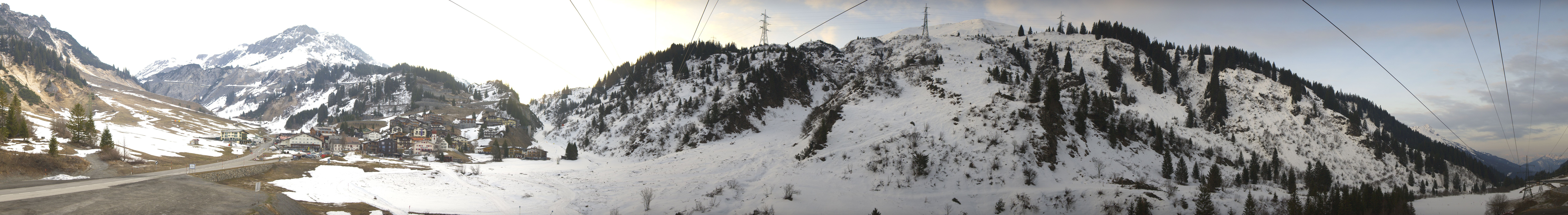 Archiv Foto Webcam Ski Arlberg: Stuben Ortsblick