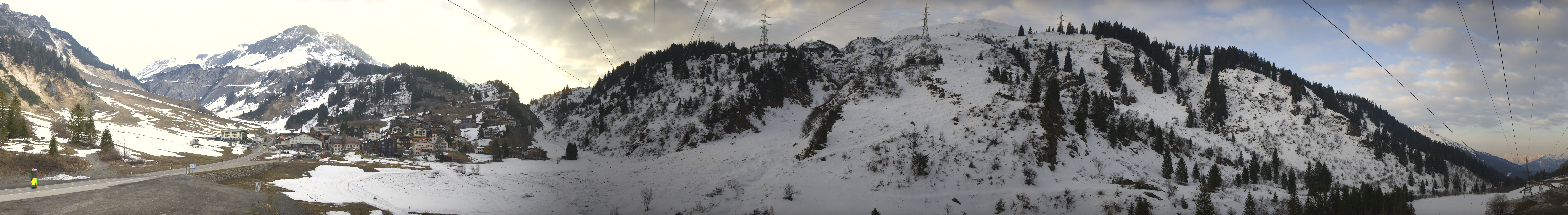 Archiv Foto Webcam Ski Arlberg: Stuben Ortsblick