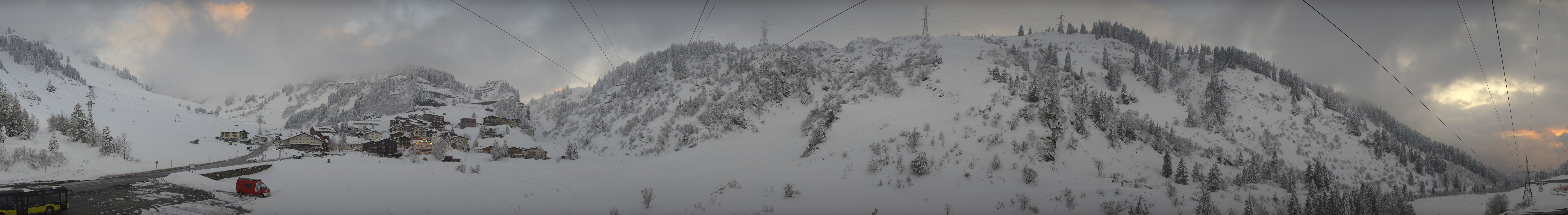 Archived image Webcam Ski Arlberg: Town of Stuben