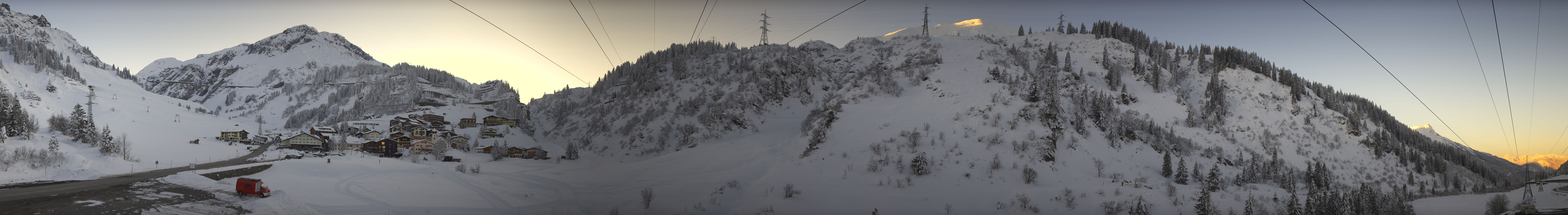 Archiv Foto Webcam Ski Arlberg: Stuben Ortsblick
