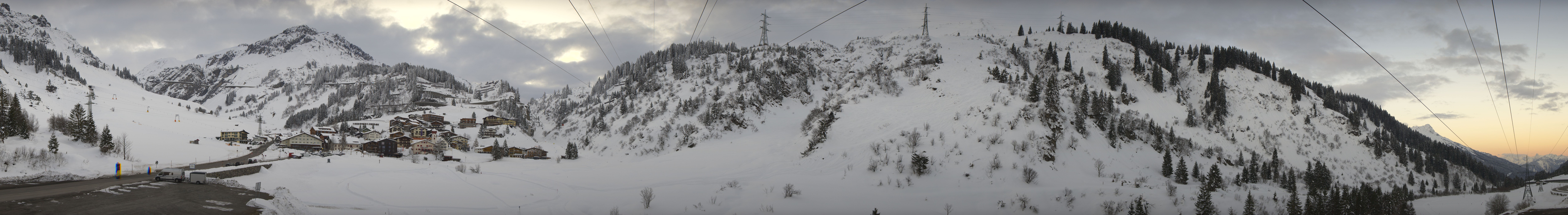 Archiv Foto Webcam Ski Arlberg: Stuben Ortsblick