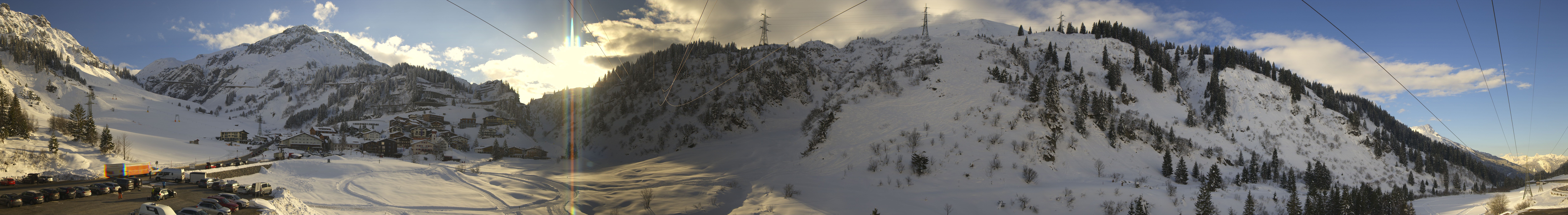 Archiv Foto Webcam Ski Arlberg: Stuben Ortsblick