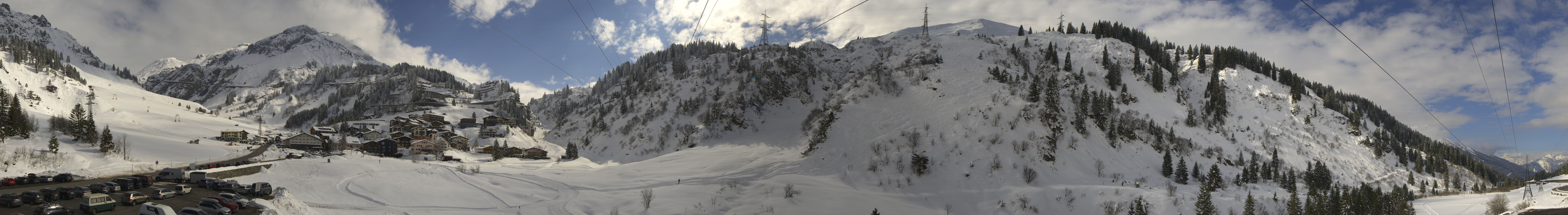 Archiv Foto Webcam Ski Arlberg: Stuben Ortsblick