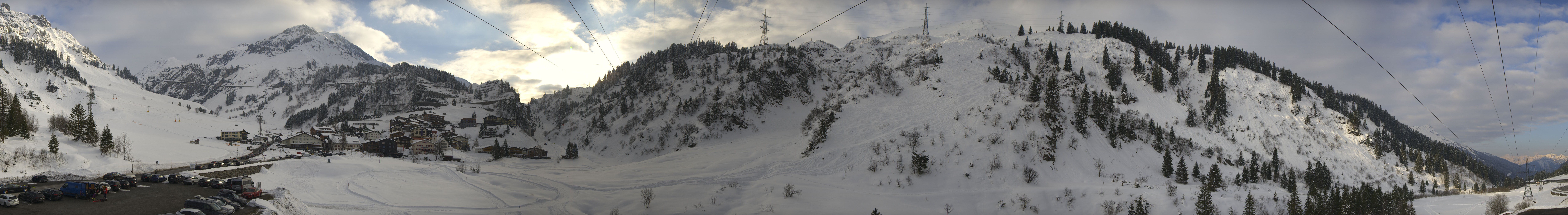 Archiv Foto Webcam Ski Arlberg: Stuben Ortsblick