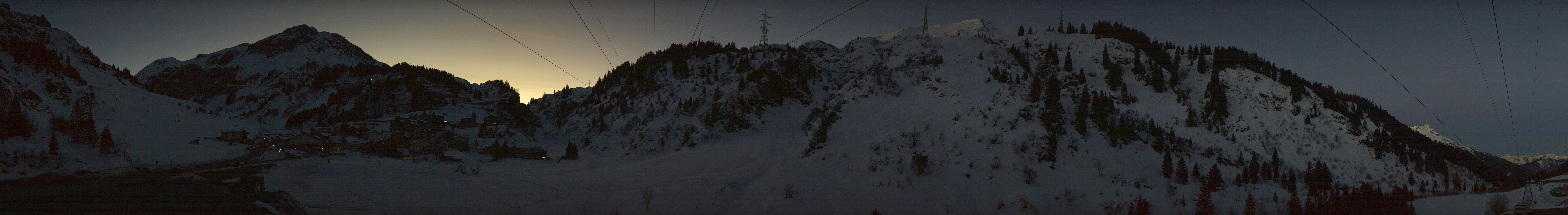 Archived image Webcam Ski Arlberg: Town of Stuben