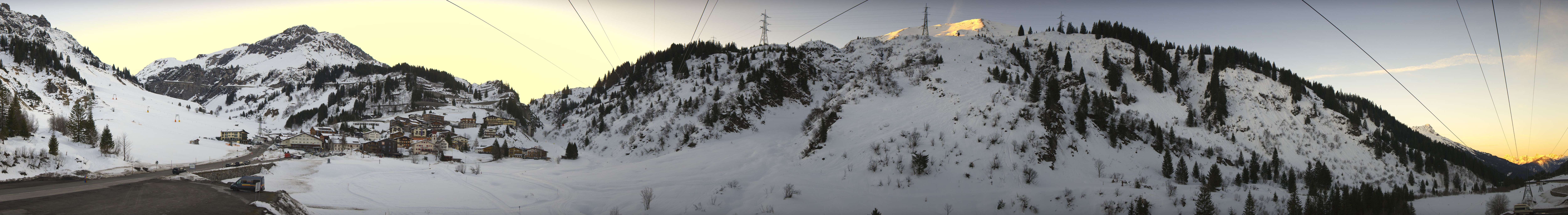 Archived image Webcam Ski Arlberg: Town of Stuben