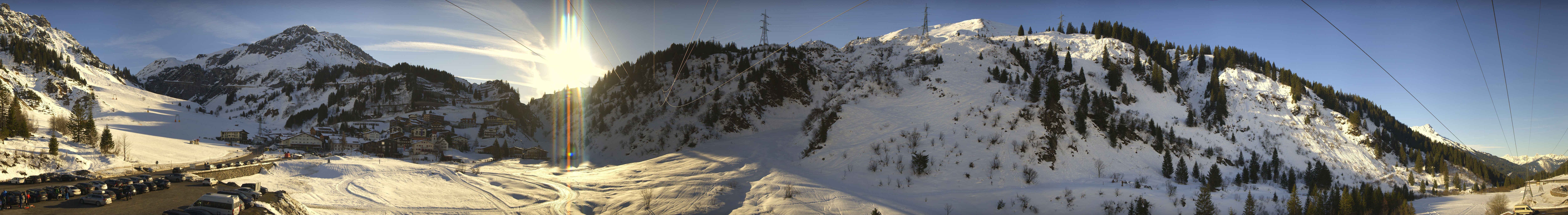 Archived image Webcam Ski Arlberg: Town of Stuben